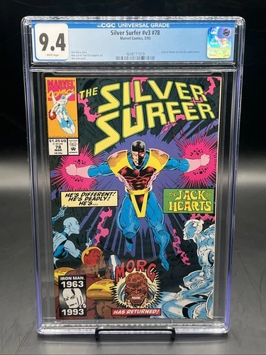 Silver Surfer #78 (Marvel Comics March 1993) CGC Graded 9.4 White Pages