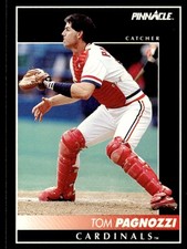 1992 Pinnacle Tom Pagnozzi St. Louis Cardinals #69
