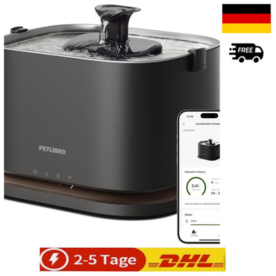 PETLIBRO Katzenbrunnen Dockstream 2 3L 5GHz WiFi App Überwachung