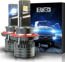 BEAMTECH H13 Fog Light, 6500K White G-XP Chips High Brightness Plug and Play ...
