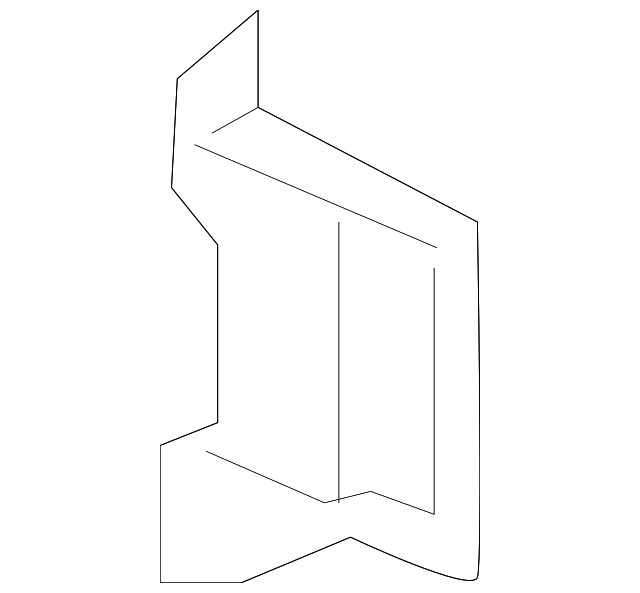 Genuine Mazda Outer Rail Front Bracket BCJH-54-3CX