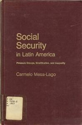 #ad Social Security in Latin America : Pressure Groups Stratificatio $13.98