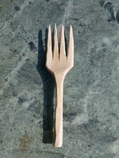 Gabel Handgeschnitzt Heimisches Birkenholz 14cmx3cm