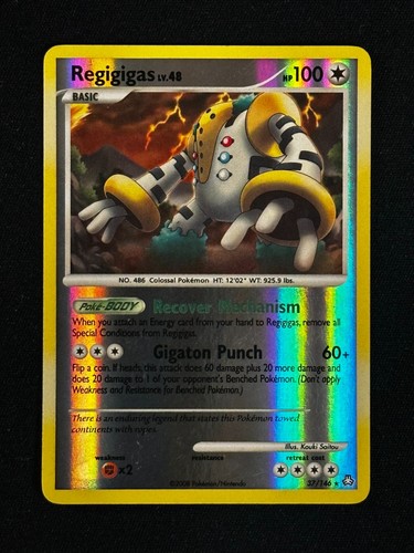 Pokemon Regigigas 37/146 Legends Awakened Reverse Holo (LP)
