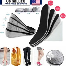 1/2x Invisible Height Increase Insoles Heel Lift Taller Shoe Inserts Pad Unisex