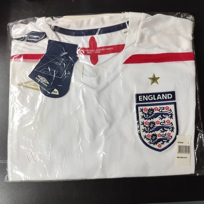 Large ENGLAND FOOTBALL SHIRT BY UMBRO 2007-2009
