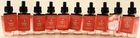 QTY 10 - Bath & Body Works MARKET PEACH Wallflowers Home Fragrance Oil Refills
