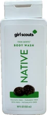 Native Body Wash Thin Mints Girl Scouts Limited Edition – 18 oz – Paraben-Free,