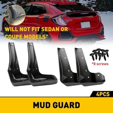 New Splash Guards Mud Flaps For 2017-2021 Honda Civic Sport Touring Hatchback ED