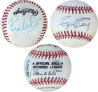 Bill White & Roger Craig JSA Signed Vintage Official ONL Baseball Deceased Auto