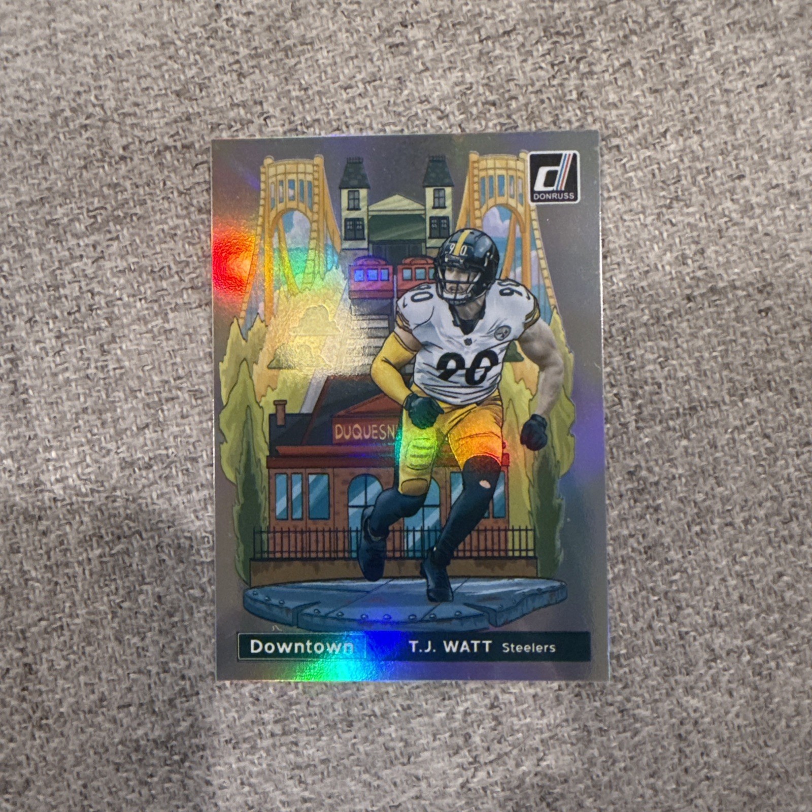 2021 Panini Donruss - Downtown! T.J. Watt #DT-17