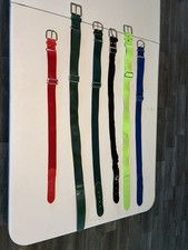 Lot of 6Baseball/Softball Belts Size Adult and youth