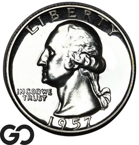 1957 Washington Quarter, PROOF, Superb Gem PR++