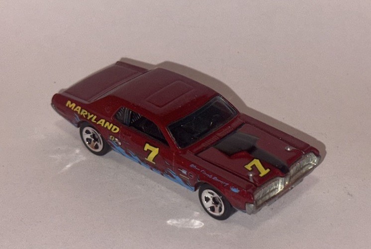HOT WHEELS Loose '68 Cougar (Dark Red Version)