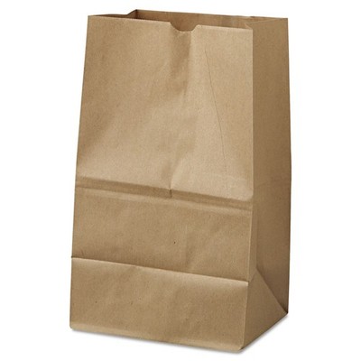 Paper Bags & Sacks GK20S500 #20 Squat Grocery Paper Bags - Kraft (500/BD) New