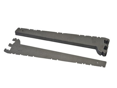 NEU 5x Konsolenpaar T57cm / 3H Roh / Regal Konsolen für Eden Tegometall ITAB*