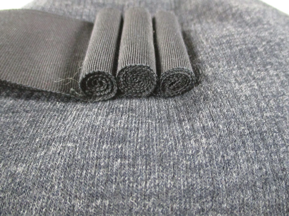 Vintage Yves Saint Laurent Hat Beret Wool Gray Ribbon Womens Medium French 60s - Image 3 of 4