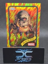 2025 Topps Chrome Marvel M.O.D.O.C.K  Human Torch Refractor /39