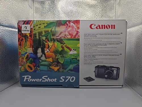 Canon PowerShot S70 Digital Camera Bundle Parts/Repair - Picture 17 of 19