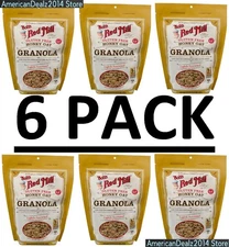 6 PACK - Bob's Red Mill, Granola, Honey Oat Gluten Free 12 oz (Total 72 oz)