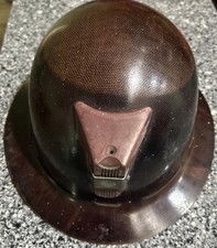 Vintage MSA Full Brim Fiberglass Skullgard Safety Hard Hat Coal Mining Type K 