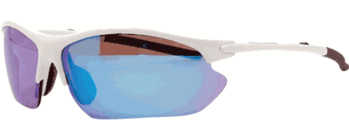 Rawlings Youth RY102 Baseball Softball Sunglasses White/Blue - Picture 2 of 2