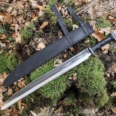 CUSTEM MADE Hand-forged, Medieval Seax knife