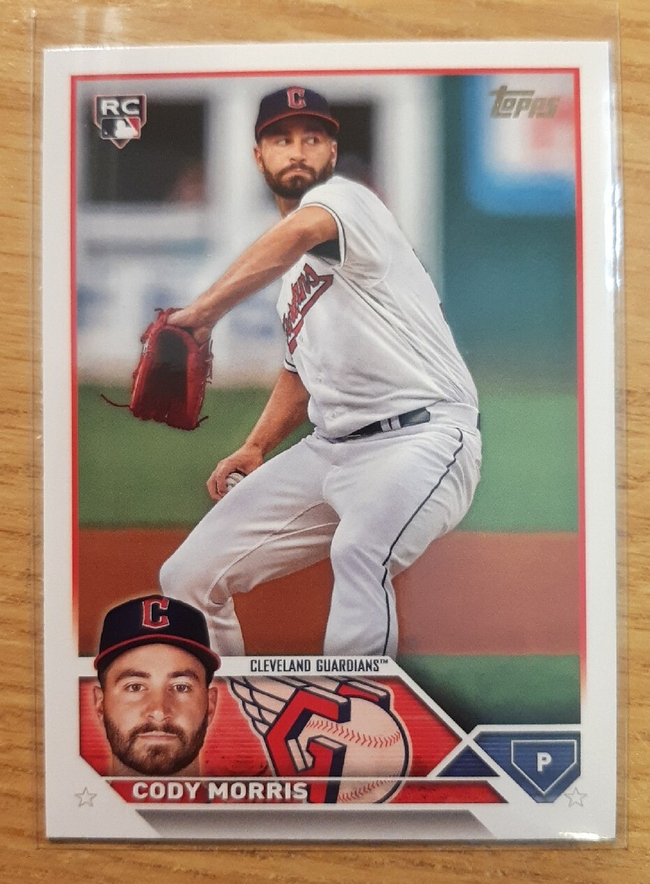2023 TOPPS CODY MORRIS ROOKIE #507 CLEVELAND GUARDIANS