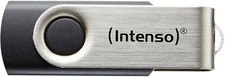 Intenso Speicherstick USB 2.0 Basic Line 64GB Schwarz, Silber, Schwenkbügel, NEU