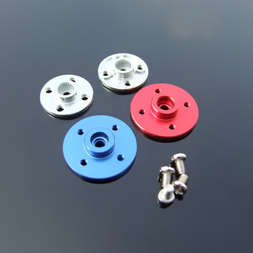 Aluminum Metal Steering Gear Disc Servo Arm Round Type for RC Robot Car 24T/25T - Picture 5 of 7