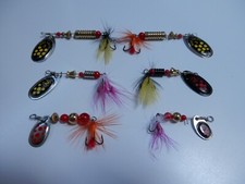 SPINNERS 6 PACK 2-10g COARSE SEA PREDATOR TROUT BASS PERCH ZANDER FISHING