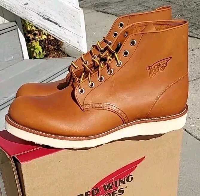 RARE DISCONTINUED RED WING 9107 ROUND TOE ORO-IGINAL 6 RARE DISCONTINUED RED WING 9107 ROUND TOE ORO-IGINAL 6