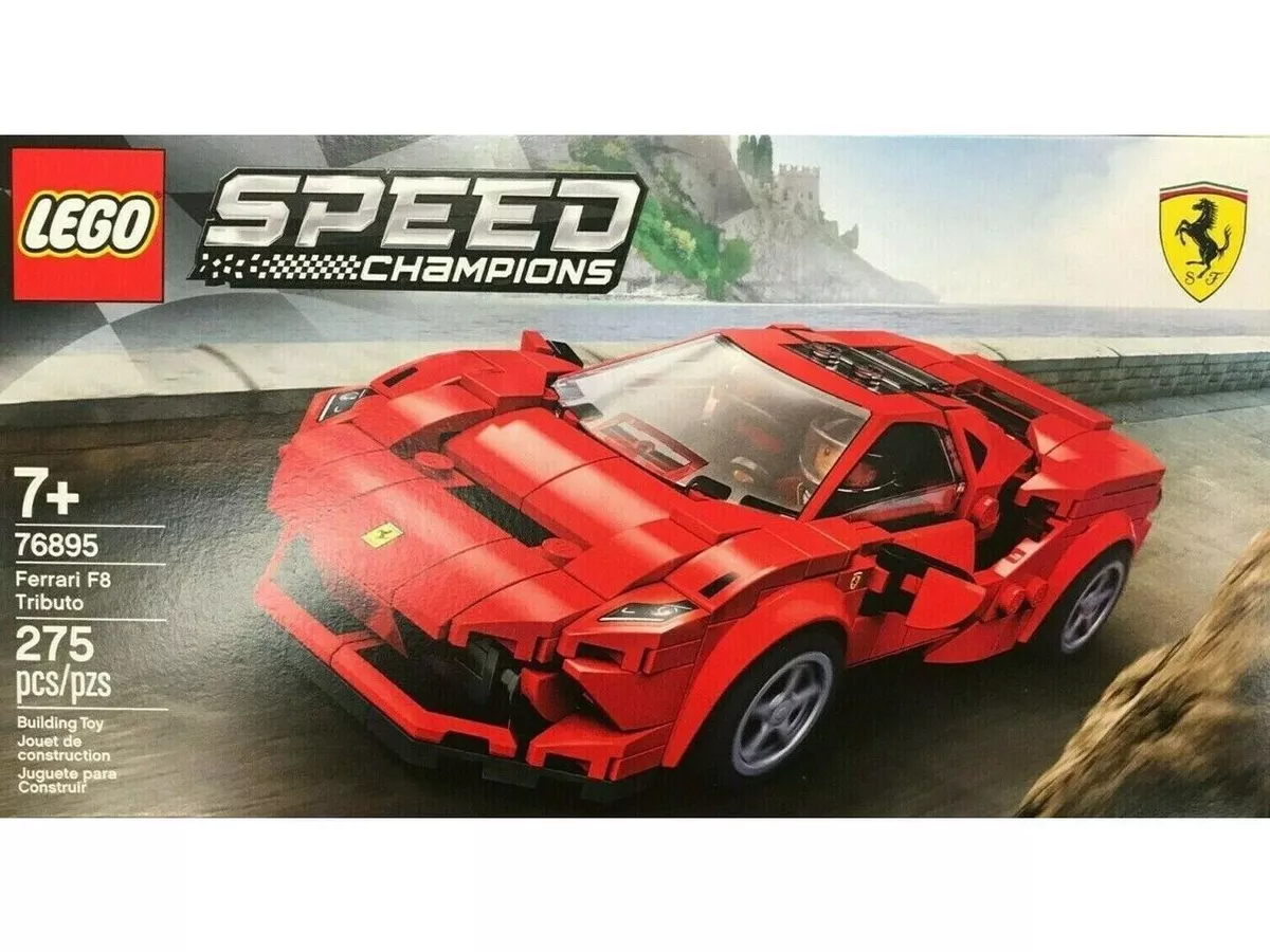 LEGO Speed Champions 76895 Ferrari F8 Tributo Racing Model Car