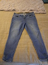 Wit  Wisdom, Capris, Blue 16W, Stretch Waist