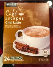 CAFE ESCAPES CHAI LATTE KCUPS 24CT