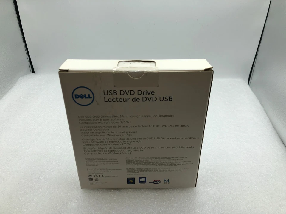 Novo Dell Externo USB Slim DVD+/- RW Unidade Óptica DW316 - Frete Grátis - Imagem 4 de 4