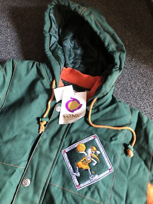 Vintage 90's NOS Conic Miami Hurricanes Parka Jacket Size XL | eBay