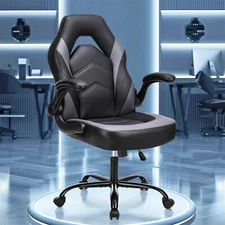 OLIXIS Computer Gaming Desk Chair - Big and Tall Ergonomic Comfy Lumbar Suppo...