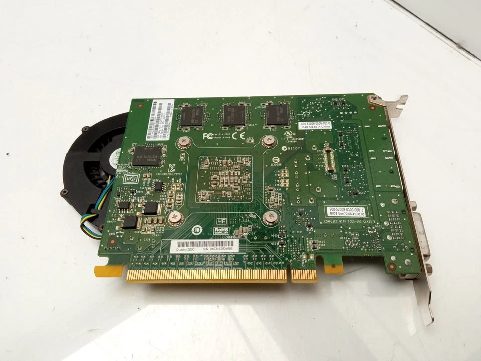 Job Lot 3x HP NVIDIA Quadro 2000 1GB Video Graphics Card 612952-003 671136-001 - Image 3 of 4