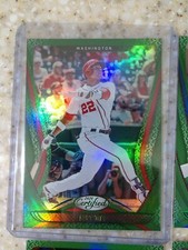 Lot (9) 2020 Chronicles Certified Green w/ Juan Soto- Lux RC- Mendick- Trout