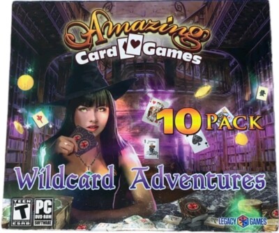 Amazing Card Games Wildcard Adventures 10 Pack (PC, 2018) Computer Game NEW-FS