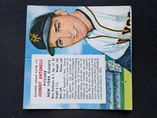 1955 Red Man All-Star Baseball Card # 13N John Antonelli - New York Giants VG/EX