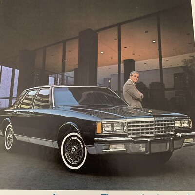 1981 Chevrolet Caprice Classic Sedan Vintage Original Print Ad