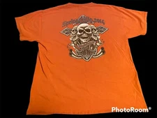 2014 Spring Rally Myrtle Beach T Shirt Mens XL Orange