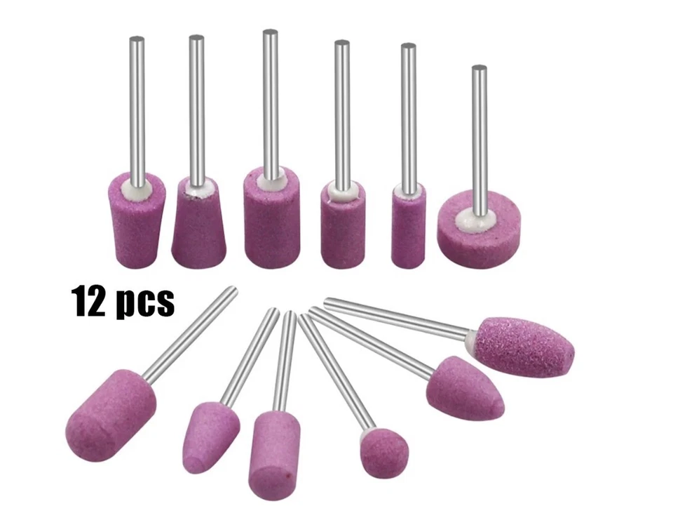 12 Piece Sanding / Grinding Tool Set Kit for Rotary Drill / Dremel / Grinder - Image 2 of 4
