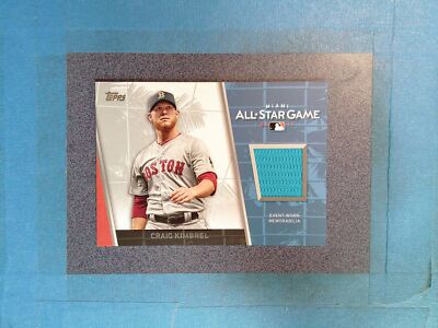 JY14) 2017 Topps CRAIG KIMBREL Jersey All Star Game Miami-B
