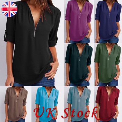 womens casual work shirts