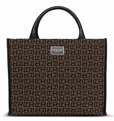 REPLAY Shopper Shopper Schultertasche Umhängetasche Tasche Logo