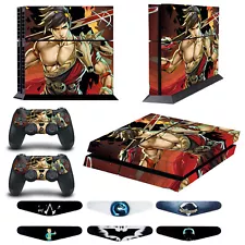 PS4 Vinyl Skin Cover Decal Sticker for Sony Playstation 4 Console + 2 Controller