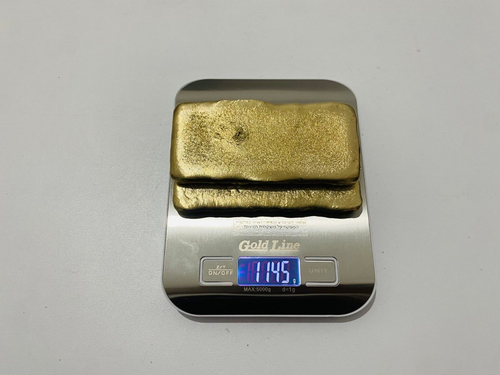 1145 Gramm Schrott Goldbarren zur Goldgewinnung geschmolzen verschiedene Computermünzen Pins - Bild 3 von 12
